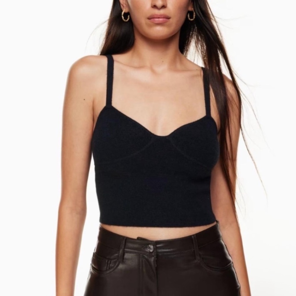 Wilfred Sicily Black Knit Top